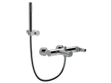 EGO - F5701 - External single handle bathtub mixer with hand shower by Rubinetteria Giulini - view 2